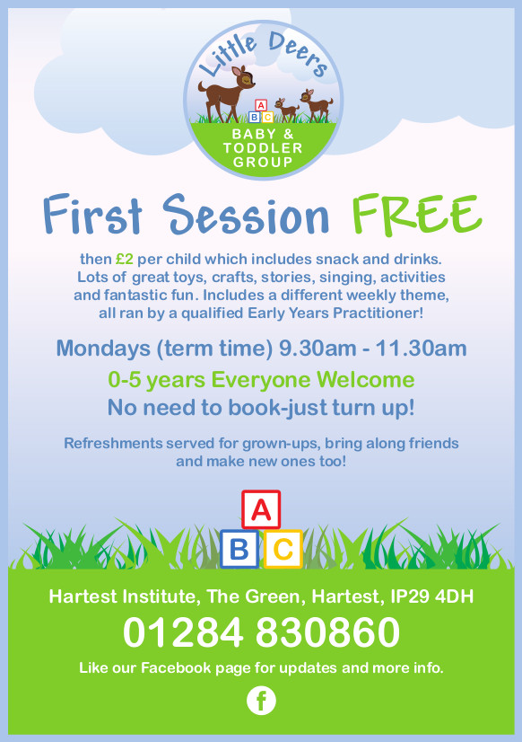Toddler group poster